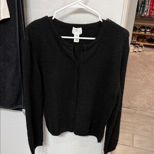 H&M Classic Cardigan Black Women's Sweater